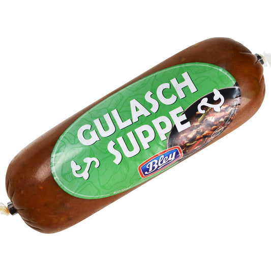 Gulaschsuppe im Schlauch