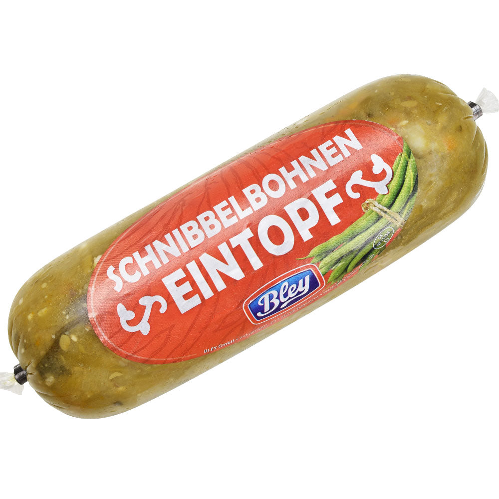 Schnibbelbohneneintopf im Schlauch