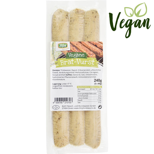 Vegane “Brat-Vurst” 3 à 80g