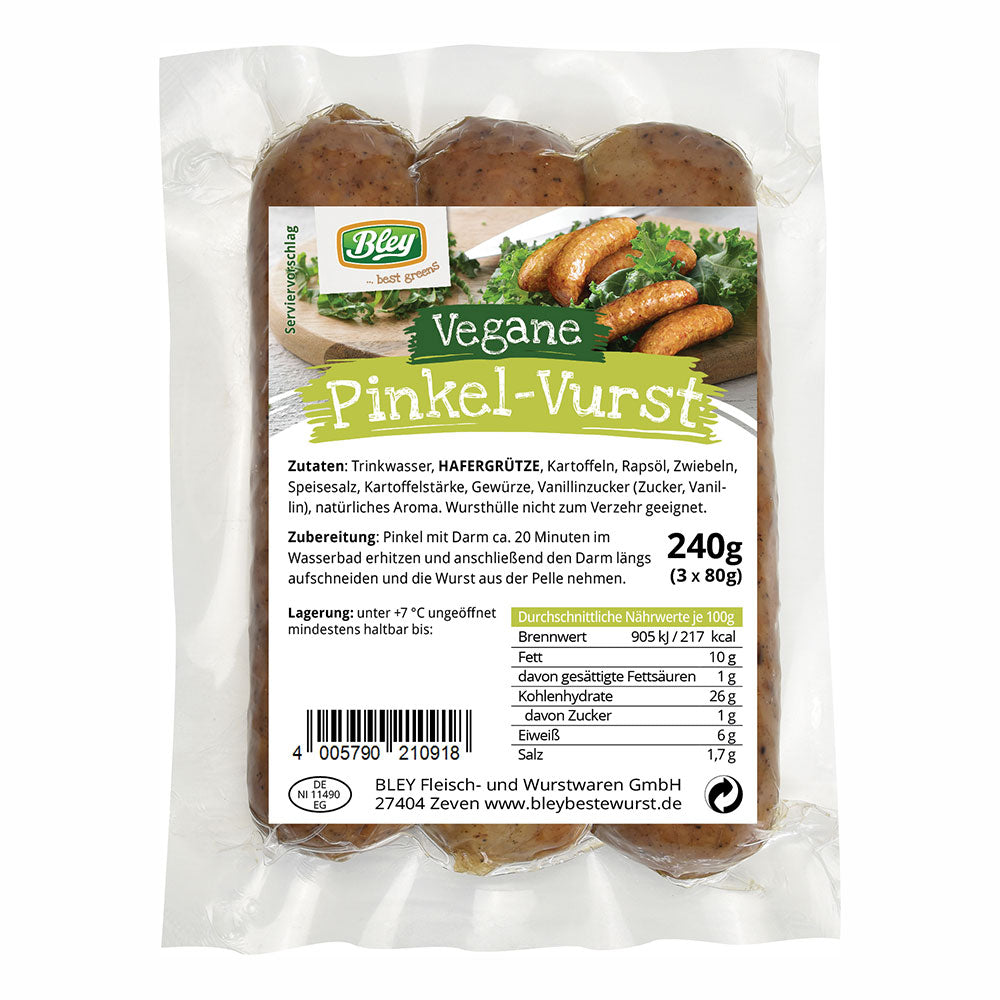 Vegane Pinkel 3/80g